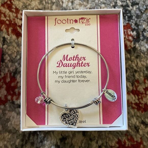 Footnotes Too Gift Bracelet Mother Daughter Gift - Picture 1 of 2